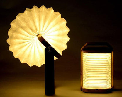 Creative Wooden Hand Lamp