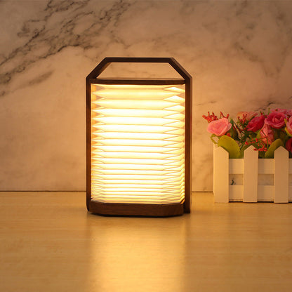 Creative Wooden Hand Lamp