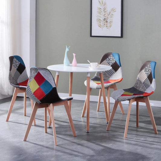 Dining chairs set, Scandinavian style - Imperial Bazaar