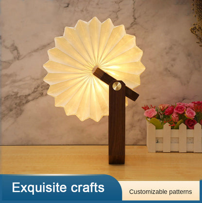 Creative Wooden Hand Lamp