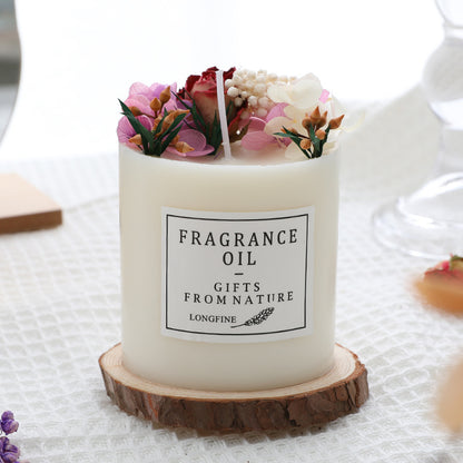 Dried Flowers Candles